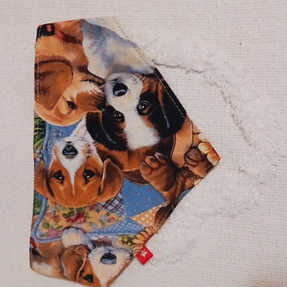 Bandana dog, reversible Size M